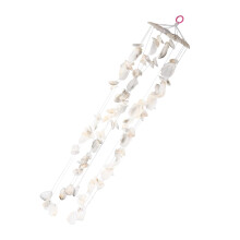 HYTROVE Seashell Wind Chime Natural Hanging Ornament for Home Elegant Design for Door and Window Melodious Sound Adornment
