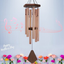 ASTARIN Commemorative Wind Chimes for Outdoor, Deep Tone, Personalized Sympathy Chimes with 6 Tuned Tubes, Elegant Wind Chime for Garden, Patio, Balco