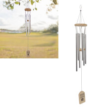 ZPSHYD Pet Memorial Wind Chimes, Wooden Outdoor Sympathy Chimes with Thickened Aluminum Tubes for Home Garden Decor