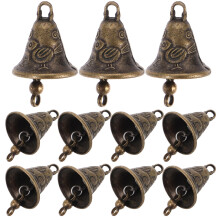 11pcs Antique Metal Bells for Crafting and Door Hanging