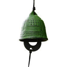 Bell Wind Chimes, Iron Japanese Wind Chime, Green Temple Bell