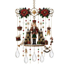 Crystal Wind Chimes Colorful Rainbow Suncatcher Wind Chime Waterproof
