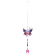 5D Diamond Painting Wind Chime Suncatcher Kits DIY Window Hangings Sun Catchers Diamond Art Crystal Hanging Decoration for Home, Garden, Bedroom, Indo