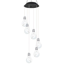 Solar Wind Chimes for Outside Colorful Bulb Ball LED Solar Wind Chimes Hanging for Outside Easy to Use Chime for Garden Balcony Bedroom Yard for