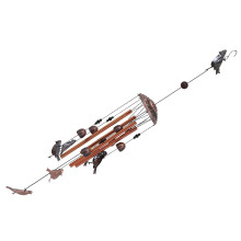 Happyyami Pigeon Wind Chime Ornament Iron Wind Bell Chimes memorial wind chime house gifts wind bell pendant chime japanese wind chime pigeon wind bel