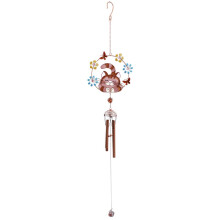 Vibrant Multicolor Glass Cat Windchime - 82cm x 16cm (1 Pc.) - Enchanting Accessory, Premium Quality Materials - Unique Gift - Ideal Home & Office Dec