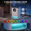Homcom HOMCOM 300mL/Day Small Dehumidifier, RGB Mood Lights, Continuous Drainage 5