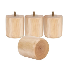 4/8/12x Wooden Furniture Legs Replacement Solid Wooden Sofa Legs 7cm Straight