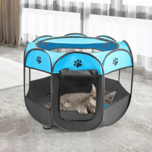 Portable Pet Playpen Puppy Playpen Pet Dog Cat Playpen Cage Crate Soft Fabric