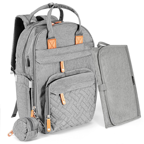 Baby Mummy Bag Changing Diaper Nappy Bag Travel Backpack Large Multi-Function UK