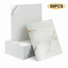 50pcs Marble Self-Adhesive Wall Tiles Wall Hanging Decor Fashion 30x30cm