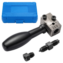 Brake Pipe Flaring Tool Kit 3/16 Inch 4.75 mm DIN Flaring Tool Set with OP1 OP2
