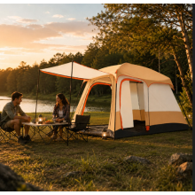Outdoor Large Tent 4-12 People Family Camping Extra Tall Spacious Camping Tent