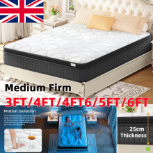 LUXURY ORTHOPAEDIC POCKET 4000 SPRUNG MATTRESS 3FT 4FT6 DOUBLE 5FT KING SIZE