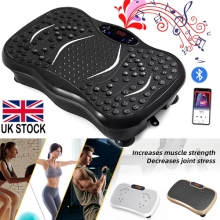 Vibration Plate Fitness Workout Home Gym Exercise Machine Whole Body Massager UK
