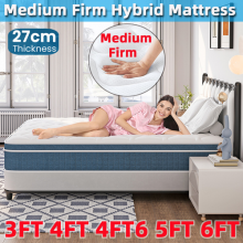 10.6 inch Hybrid Mattress Orthopedic Memory Foam Medium Firm 3FT 4FT 5FT 6FT