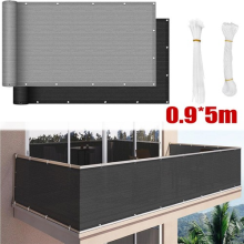 5M Privacy Garden Fence Panel Balcony UV Protection Shade Cover Screen Sunshade~