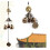 WYSUMMER Lucky Wind Chimes,Feng Shui Hanging Wind Chimes Buddha Wind Chime 4