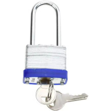 Heavy Duty Steel Padlock with Long Shackle and 2 Keys, Waterproof Security Lock for Garden Shed Garage Fence Storage, 1 Pack for All Your Needs