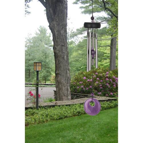 Woodstock Precious Stones Collection Windchime, Amethyst 1