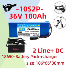 Batterie pour scooter électrique 36V 100Ah 10S2P, Lithium-Ion 500W