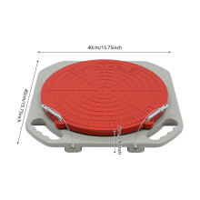 Wieluitlijningsplaten, set van 2 draaiplaten van aluminiumlegering, 360 graden rotatie voor auto-onderhoud
