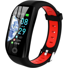 IP68 Waterproof Smartwatch with Colorful Display for Women Men and Kids, Heart Rate Pedometer Sleep Alarm and Message Notifications