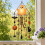 Crystal Wind Chimes Colorful Rainbow Suncatcher Wind Chime Waterproof 3