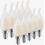 Dimmable 4W E14 Filament Flame LED Bulbs, 10-Pack (Equivalent to Incandescent) 1