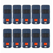 Set van 10 afstandsbedieningen voor garagedeuren met rolling code (433,92 MHz), handzender met 2 knoppen, compatibel met BFT MITTO COOL