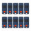 10-Pack 433.92MHz Rolling Code Garage Door Remote Control, 2-Button Handheld Transmitter, Compatible with BFT MITTO COOL C2 C4 Mitto2 M 1