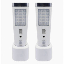Lámpara de pared 4 en 1 con sensor de movimiento, luz nocturna LED con apagado automático, linterna de emergencia recargable.