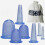 Zk-7 Vacuum Cups + Massage Roller Silicone Massage Cupping Set Blue 1