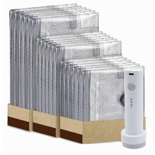 Lot de 6/9 sacs de rangement sous vide rechargeables pour bagages et valises, gain de place pour vêtements (6 pièces)