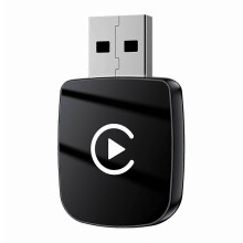 Oiriúntóir CarPlay Gan Sreang, Dongle Ilchuspóireach Dlúth do SUV, Breiseán agus Súgradh, Nasc Uathoibríoch