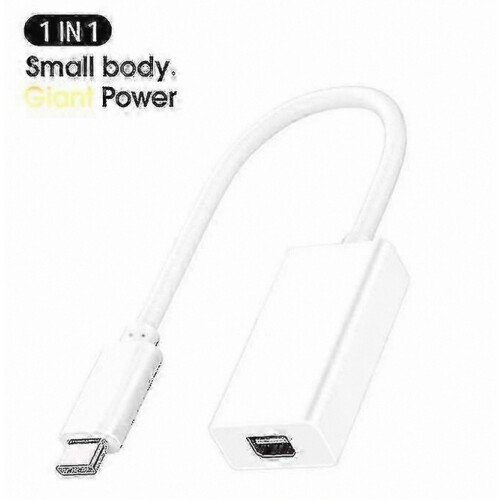 1x Thunderbolt 3 naar Thunderbolt 2 adapter Type-C kabel USB voor Macbook Air Pro, hoge kwaliteit