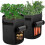 2-pack 10 Gallon Plant Grow Bag Window Covers 1