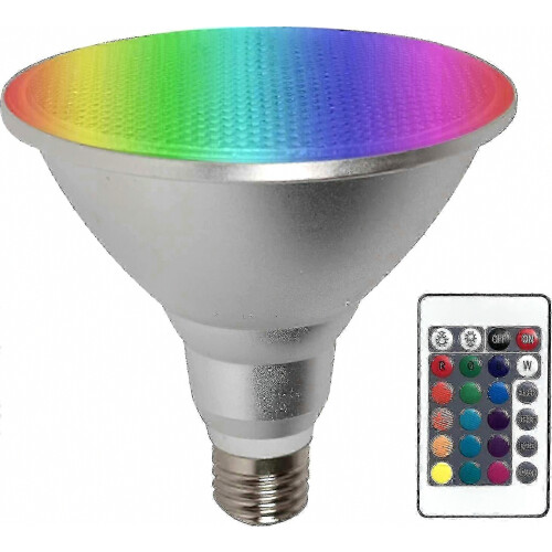 Λαμπτήρας LED PAR38, RGB με δυνατότητα αλλαγής χρώματος και ρύθμισης φωτεινότητας