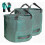 Ensemble de 2 sacs pliables pour feuilles de jardin, capacité de 500 L, en polypropylène robuste. 1