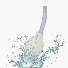 Douche Bolgán Enema d’Fhir agus do Mhná, Douche Nozzle Caol Silicone Glantacháin In-athúsáidte, Rubar Sábháilte agus Compordach