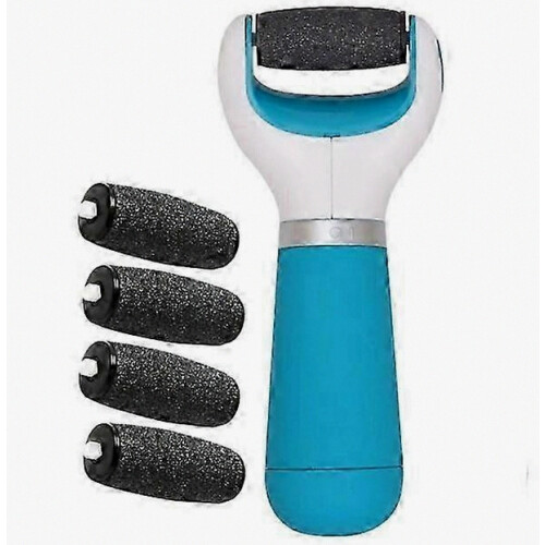 Electric Foot File with 5 Interchangeable Rollers, Callus Remover for Smooth Feet