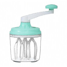 Batidora de huevos manual de 1200 ml, batidora rotativa, herramienta de repostería.