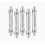 Συσκευασία 5 λαμπτήρων αλογόνου R7s 118mm 300W 230V, γραμμικού σχεδιασμού, συμβατοί 1