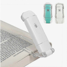 Lampe de lecture LED pliable à pince pour livres, accessoires et outils de lecture