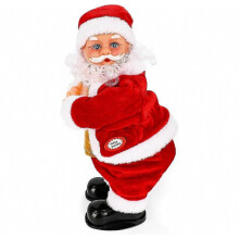 Père Noël électrique chantant et dansant, fonctionne à piles, pose ajustable, cadeau de décoration de Noël