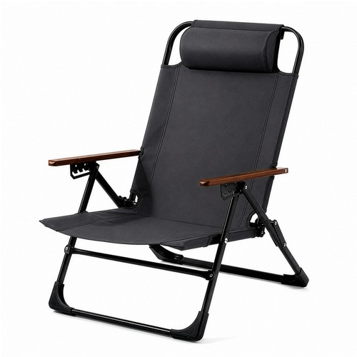 Ultimate Comfort Chair Adjustable Height Reclining High Backrest Foldable 1