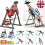 Foldable Gravity Inversion Table Back Therapy Exercise Fitness Machine Gym Home 2
