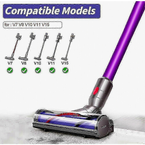 Κεφαλή για Dyson V7 V8 V10 V11 V15 Ανταλλακτικά Κεφαλής Βούρτσας Δαπέδου για Ηλεκτρικ 2