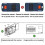 10-Pack 433.92MHz Rolling Code Garage Door Remote Control, 2-Button Handheld Transmitter, Compatible with BFT MITTO COOL C2 C4 Mitto2 M 5