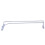 6X Glas Wein Champagner Cup Hangers Rack Halter mit Schrauben (Silber) 2